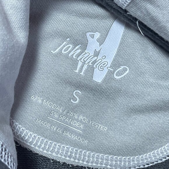 Johnnie-O Men's Bender Lightweight Ultra Soft Gray Hoodie Pullover Men's Small - Picture 3 of 4